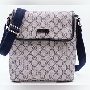 GUCCI GG Plus Monogram Flap Messenger Bag